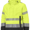 Gesto Hi-vis talvitakki musta/keltainen
