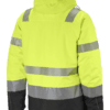 Gesto Hi-vis talvitakki musta/keltainen