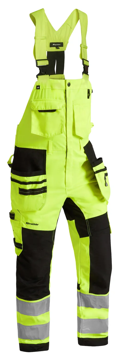 Björnkläder huomioavohaalari stretch neo 163-2 musta/keltainen