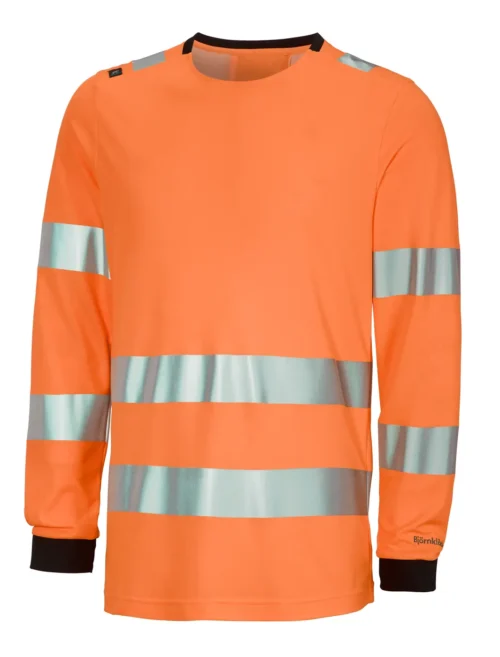 408333018 Björnkläder pitkähihaisen huomio t-paita neo 408-3 oranssi