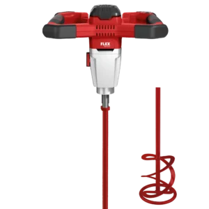Flex MXE 18.0 EC + HP2 120 2-nopeuksinen johdoton sekoitin, jossa 3-tasoinen nopeuskytkin 18V