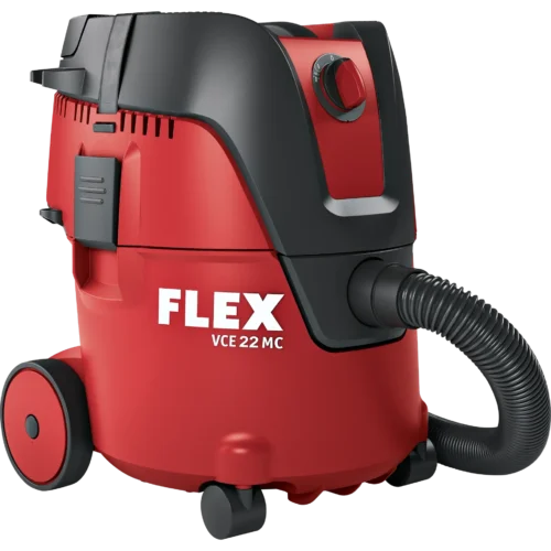 Flex VCE 22 M MC 2x18V johdoton turvapölynimuri, jossa on manuaalinen suodattimen puhdistus, 20 l, luokka M