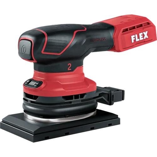 Flex OSE 2-80 18-EC C 18V akkukäyttöinen tasohiomakone, jossa on nopeudensäätö