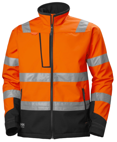 74095-269 Helly Hansen Alna 2.0 softshell takki musta/oranssi