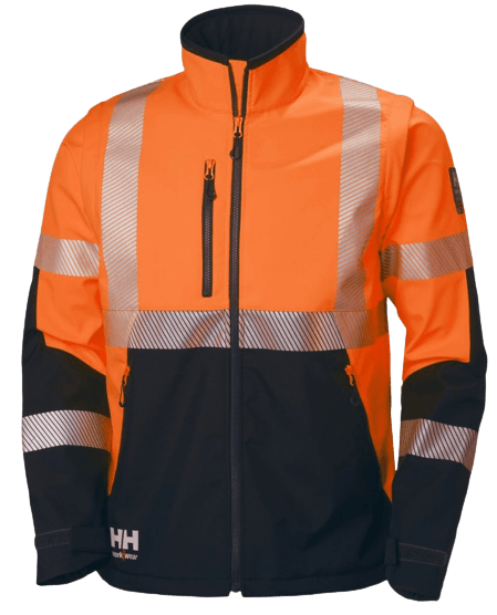74272-269 Helly Hansen ICU softshell takki musta/oranssi