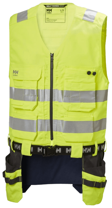 77120-369 Helly Hansen Alna 2.0 riipputaskuliivi musta/keltainen