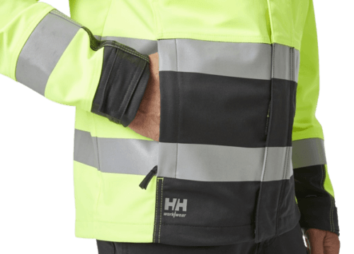 77220-369_2 Helly Hansen Alna 2.0 huomiotakki musta/keltainen