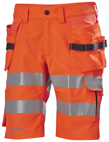 77425-269 Helly Hansen Alna 2.0 riipputaskushortsit musta/oranssi