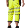 Helly Hansen ICU BRZ riipputasku-piraattihousut musta/keltainen