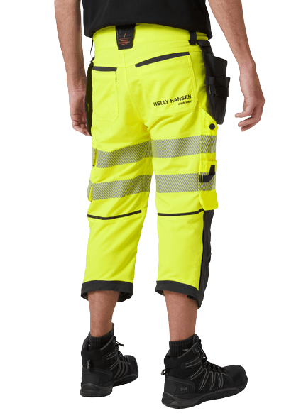 Helly Hansen ICU BRZ riipputasku-piraattihousut musta/keltainen