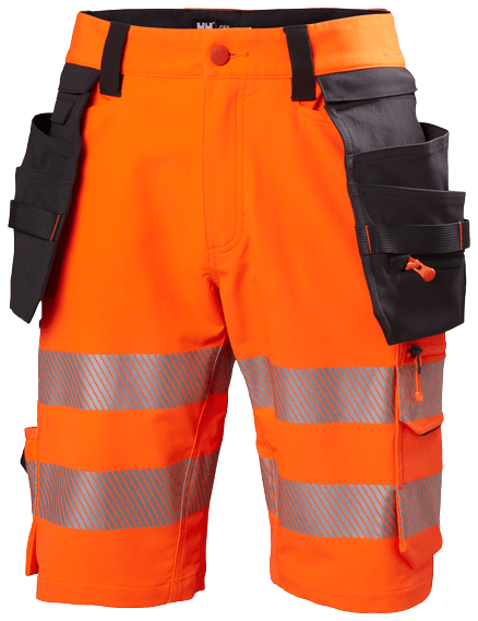 77503-269 Helly Hansen ICU riipputaskushortsit musta/oranssi