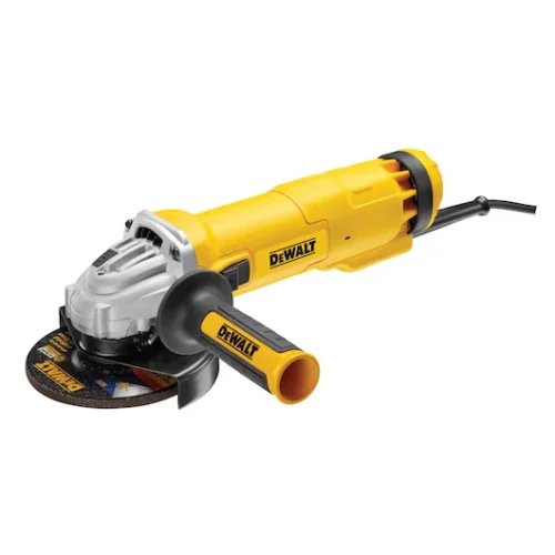 DeWALT 1200 W kulmahiomakone 125 mm nollajännitekytkin