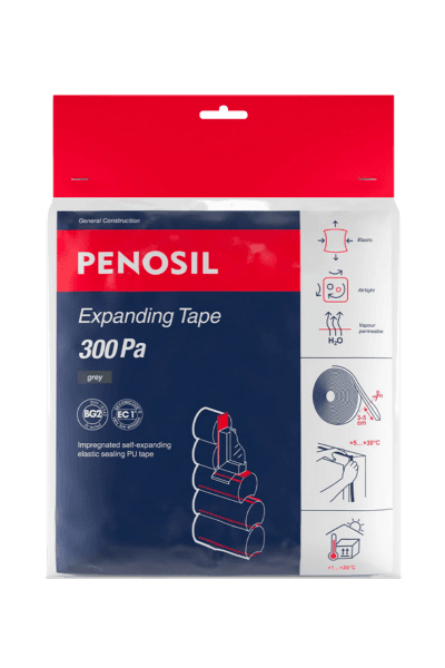 Penosil Expanding Tape 300Pa tiivistenauha paisuva teipillä 15/6-10mm/5,6m/20kpl