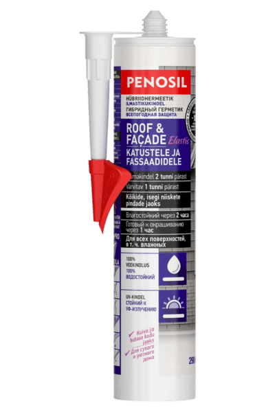 Penosil Roof&Facade Elastic katon-ja julkisivutiiviste 290ml harmaa