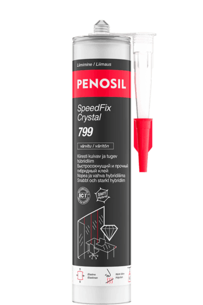 H3881 Penosil SpeedFix Hybrid Crystal 799 läpinäkyvä liima 290ml