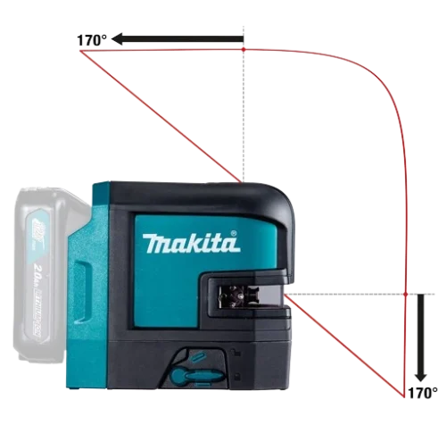 Makita ristiviiva- ja pistelaser SK106D